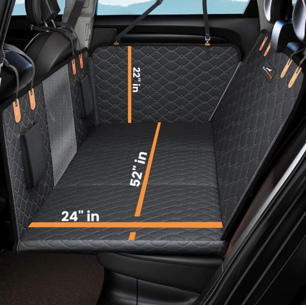 Hard Bottom Dog Car Seat Protector