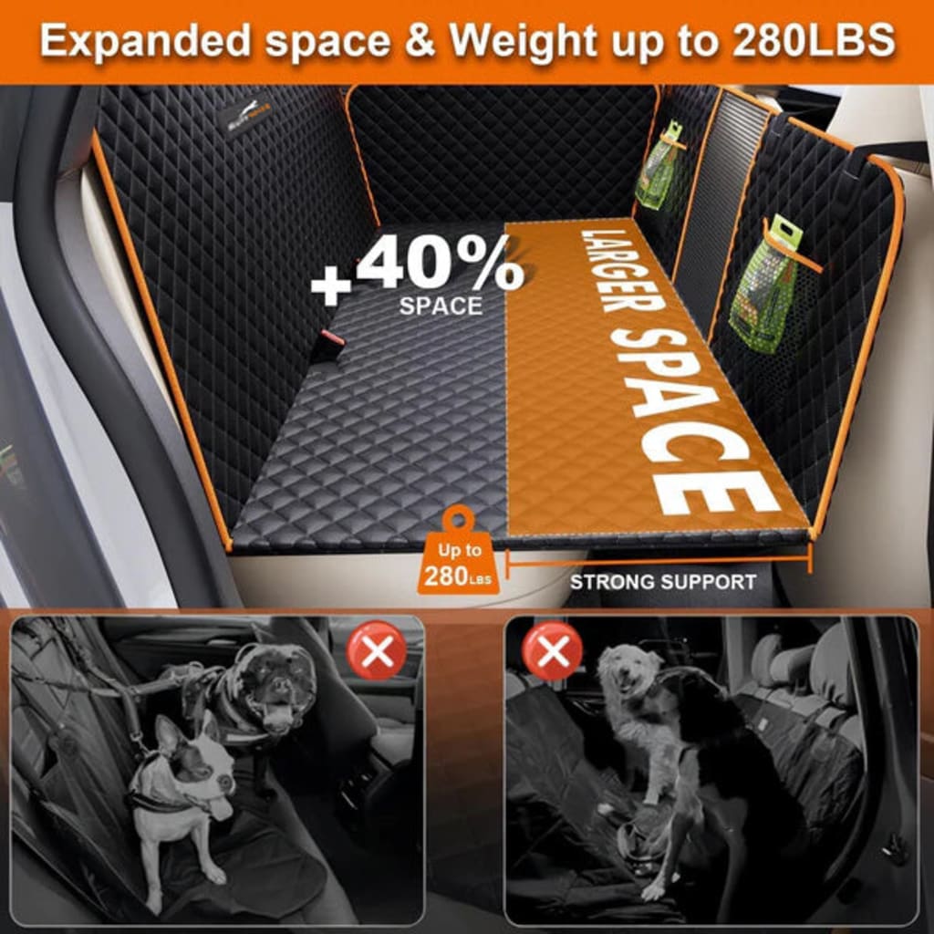 Hard Bottom Dog Car Seat Protector