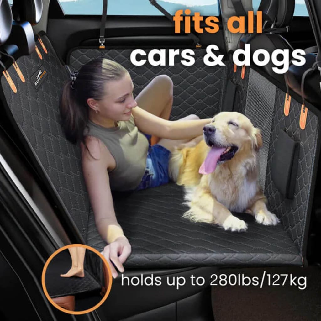 Hard Bottom Dog Car Seat Protector
